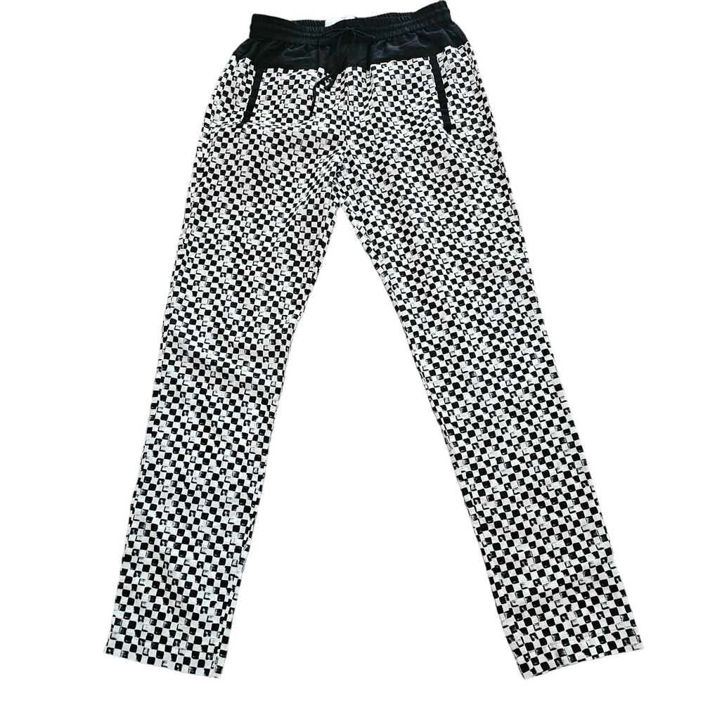 A.L.C Women's‎ Pants Black White checker Size S/P